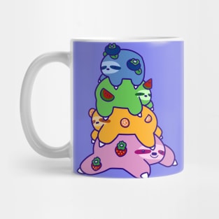 "Thank You" Fruit Sloth Stack Mug